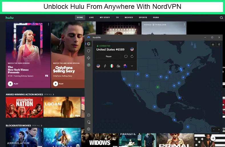 NordVPN – User-Friendly VPN to Watch The Hardy Boys on Hulu